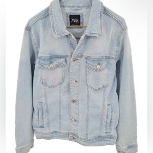 ‘ZARA’ Men’s Jean Jacket. Size US Men’s L.